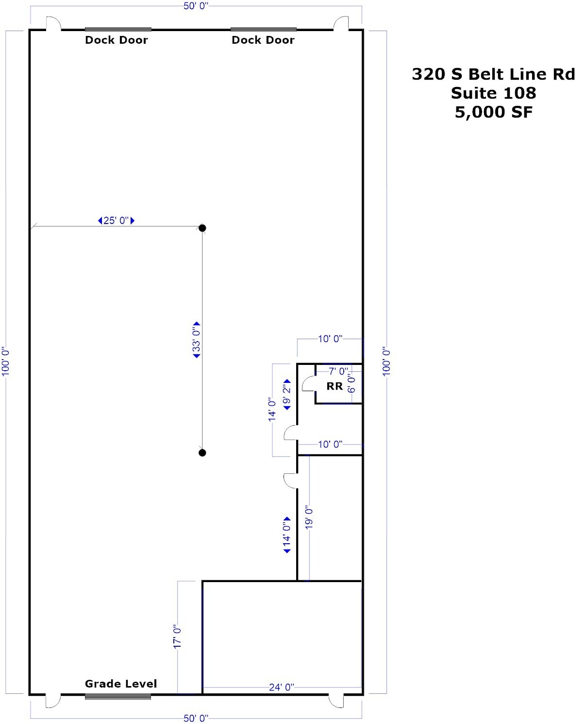 350 S Belt Line Rd, Irving, TX for lease Floor Plan- Image 1 of 1