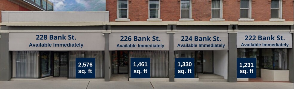 212-226 Bank St, Ottawa, ON for lease - Building Photo - Image 1 of 13