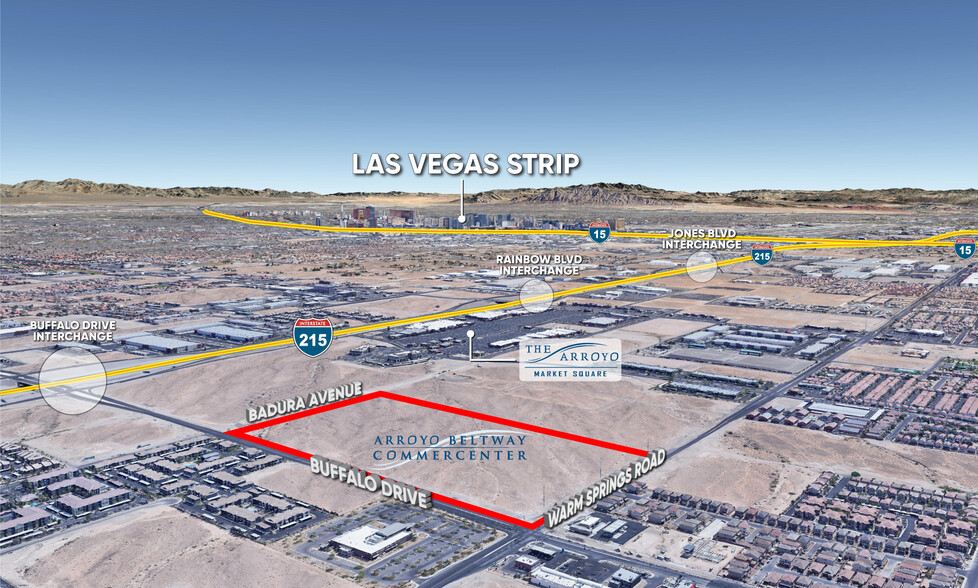 NEC Buffalo Drive & Warm Springs Rd, Las Vegas, NV for lease - Building Photo - Image 2 of 2