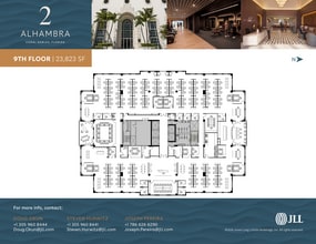 2 Alhambra Plz, Coral Gables, FL for lease Floor Plan- Image 1 of 2
