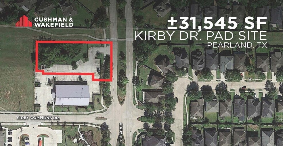 Kirby Commons Dr, Pearland, TX for sale - Building Photo - Image 1 of 1