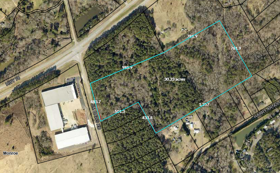 0 Jim Daws Rd, Monroe, GA for sale - Building Photo - Image 3 of 4