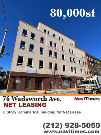 More details for 74-76 Wadsworth Ave, New York, NY - Office/Medical for Lease