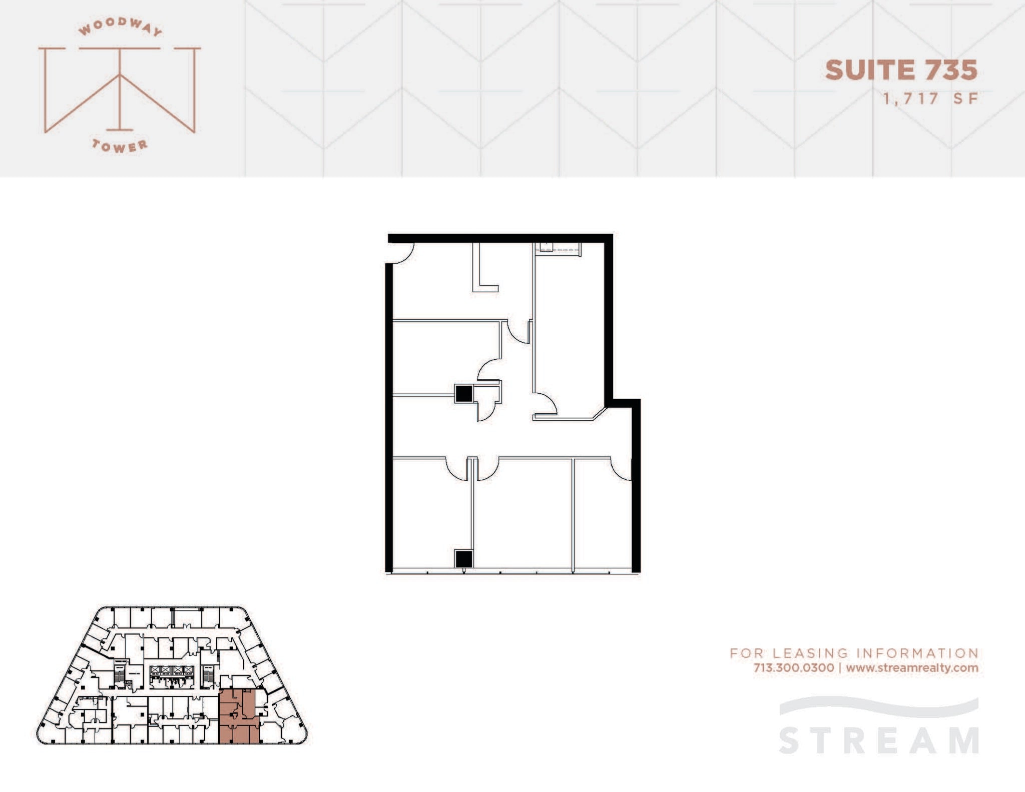 6363 Woodway Dr, Houston, TX for lease Floor Plan- Image 1 of 1