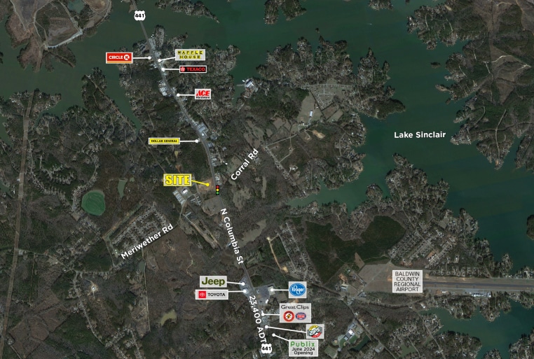 US Highway 441 Hwy, Milledgeville, GA for sale - Building Photo - Image 3 of 3