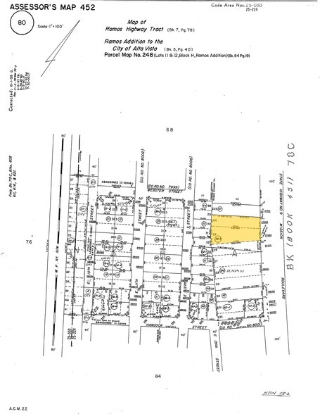 27955 Mission Blvd, Hayward, CA for lease - Plat Map - Image 2 of 2