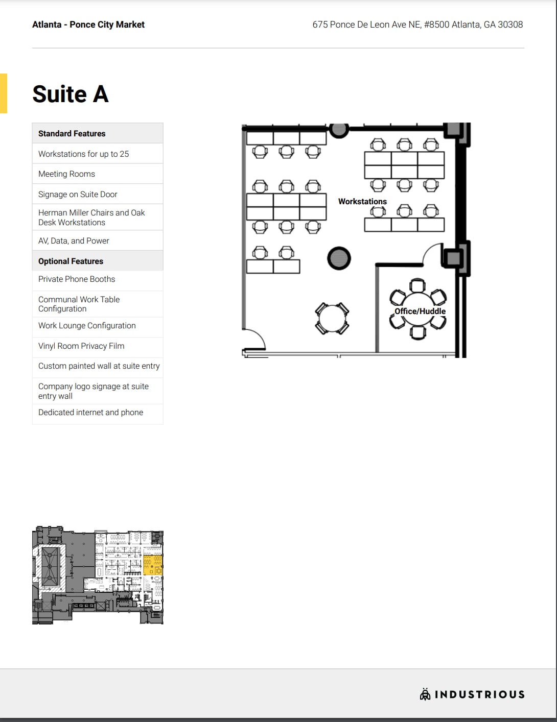 675 Ponce de Leon Ave NE, Atlanta, GA for lease Floor Plan- Image 1 of 8