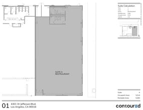 4301 W Jefferson Blvd, Los Angeles, CA for lease Site Plan- Image 1 of 6