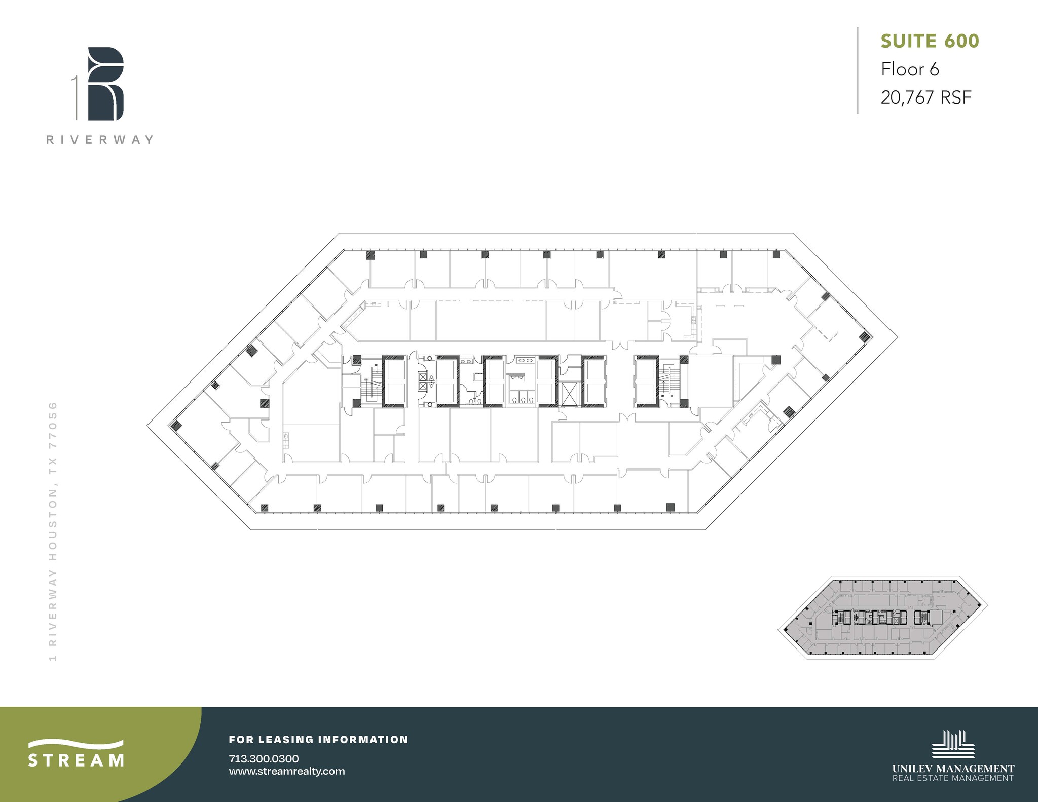 1 Riverway, Houston, TX for lease Floor Plan- Image 1 of 1