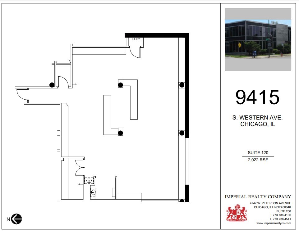 9415 S Western Ave, Chicago, IL for lease Floor Plan- Image 1 of 1