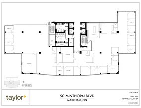 50 Minthorn Blvd, Markham, ON for lease Site Plan- Image 1 of 1