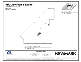 100 Ashford Ctr N, Atlanta, GA for lease Floor Plan- Image 1 of 1