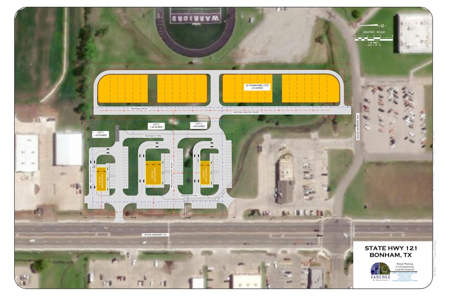 1940 N. State Highway, Bonham, TX for lease - Site Plan - Image 1 of 2