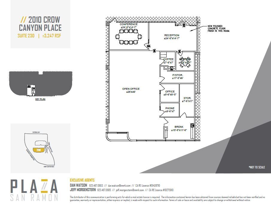 2010 Crow Canyon Pl, San Ramon, CA for lease Floor Plan- Image 1 of 1