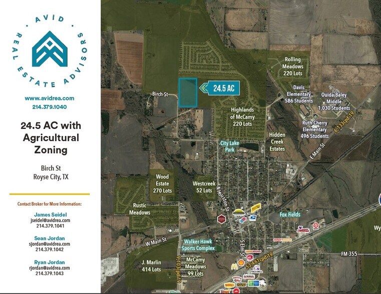 Birch Street St, Royse City, TX for sale - Primary Photo - Image 1 of 1