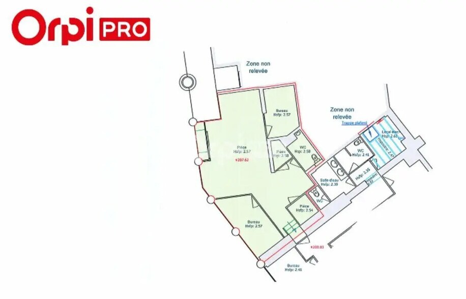 Office in Pau for lease - Floor Plan - Image 2 of 2