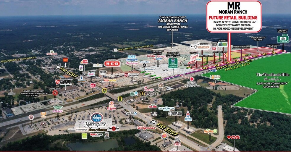 I-45 & FM 1097, Willis, TX for lease - Primary Photo - Image 1 of 1