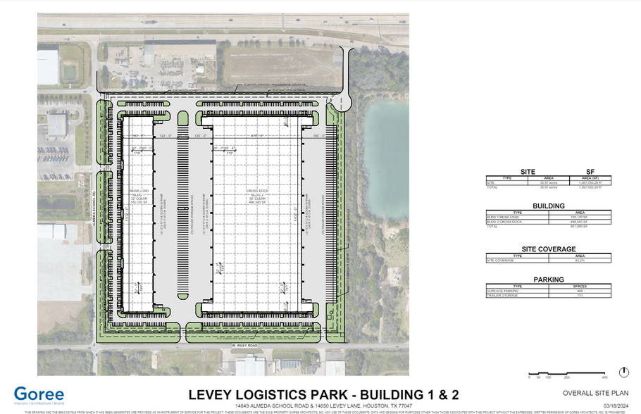 14650 Levey Ln, Pearland, TX for lease - Site Plan - Image 2 of 2