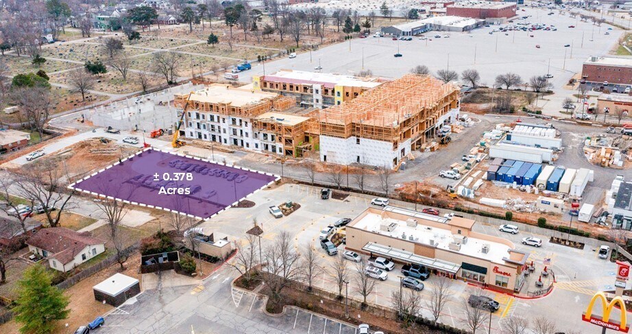 811 SW 3rd St, Bentonville, AR for sale Aerial- Image 1 of 1