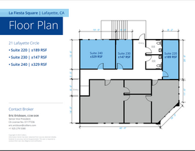 3533-3547 Mt. Diablo Blvd, Lafayette, CA for lease Floor Plan- Image 2 of 2