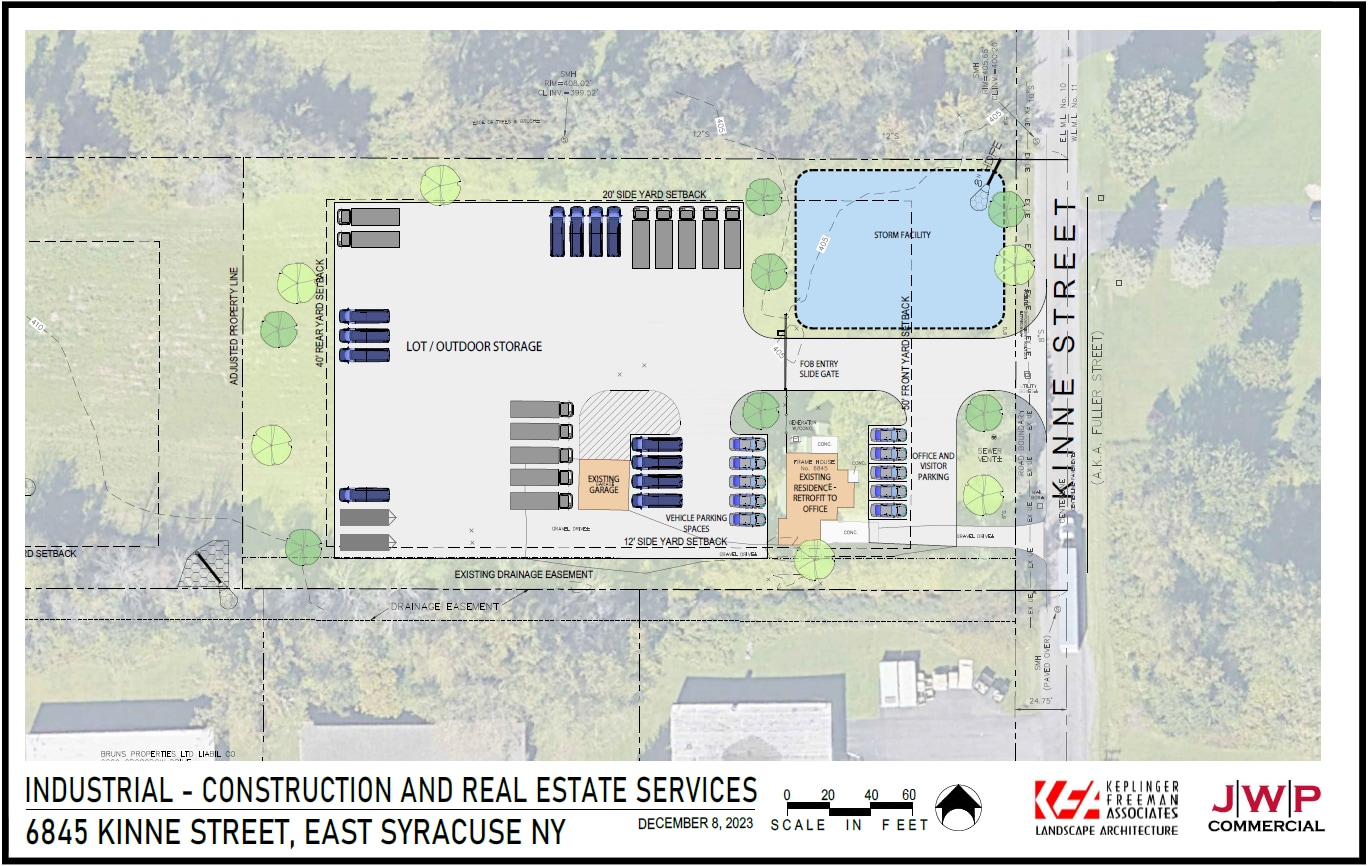 6845 Kinne St, East Syracuse, NY for sale Site Plan- Image 1 of 2