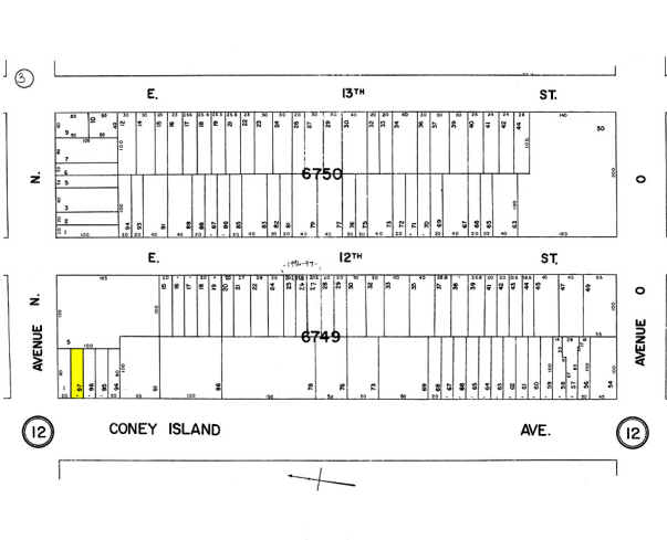 1733 Coney Island Ave, Brooklyn, NY for lease - Plat Map - Image 2 of 3