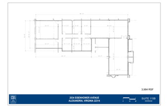 2034 Eisenhower Ave, Alexandria, VA for lease Floor Plan- Image 1 of 1