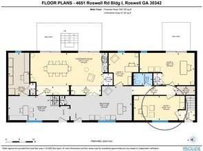 4651 Roswell Rd NE, Atlanta, GA for lease Floor Plan- Image 1 of 7