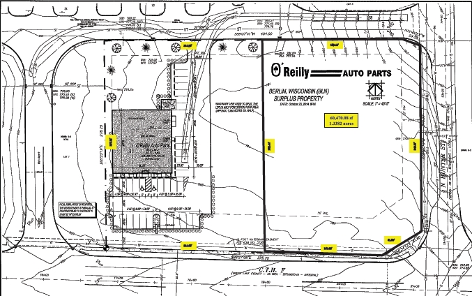 845 County Road F, Berlin, WI for sale - Plat Map - Image 2 of 2