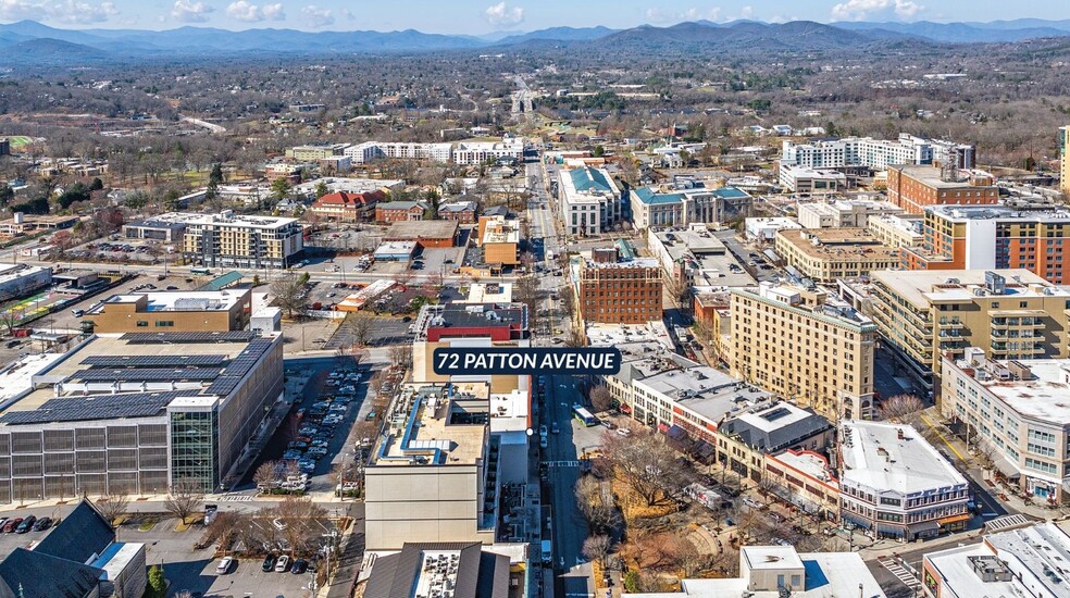 72-74 Patton Ave, Asheville, NC for lease - Aerial - Image 2 of 18