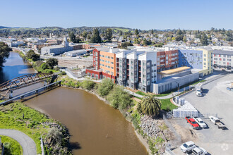 350 N Water St, Petaluma, CA - aerial  map view