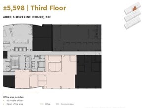 6000 Shoreline Ct, South San Francisco, CA for lease Floor Plan- Image 1 of 1
