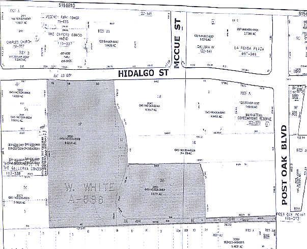 3000 Post Oak Blvd, Houston, TX for lease - Plat Map - Image 2 of 5