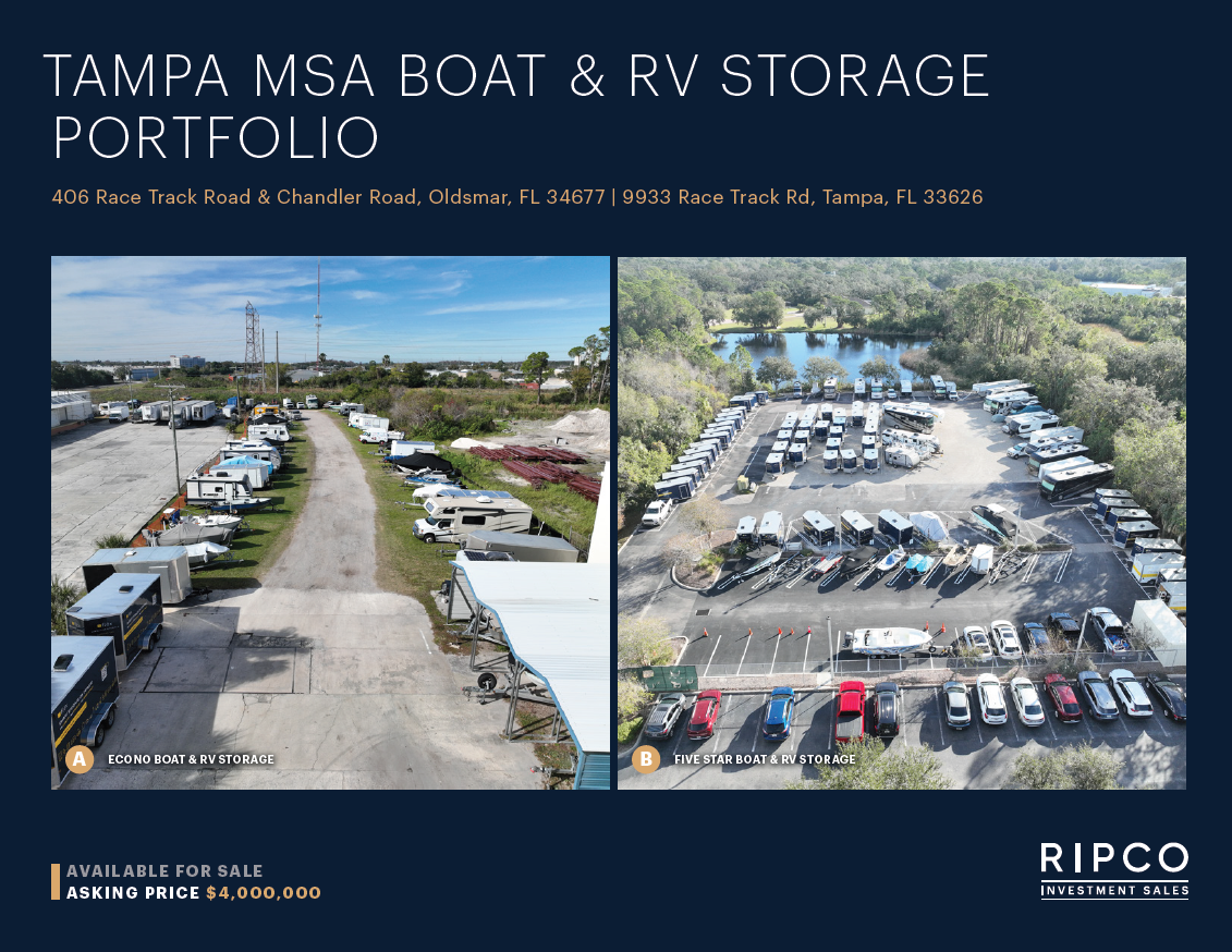 Tampa MSA Boat & RV Storage Portfolio portfolio of 2 properties for sale on LoopNet.com Building Photo- Image 1 of 8