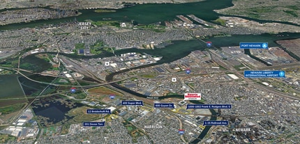 600 Guyon Dr, Harrison, NJ - AERIAL map view