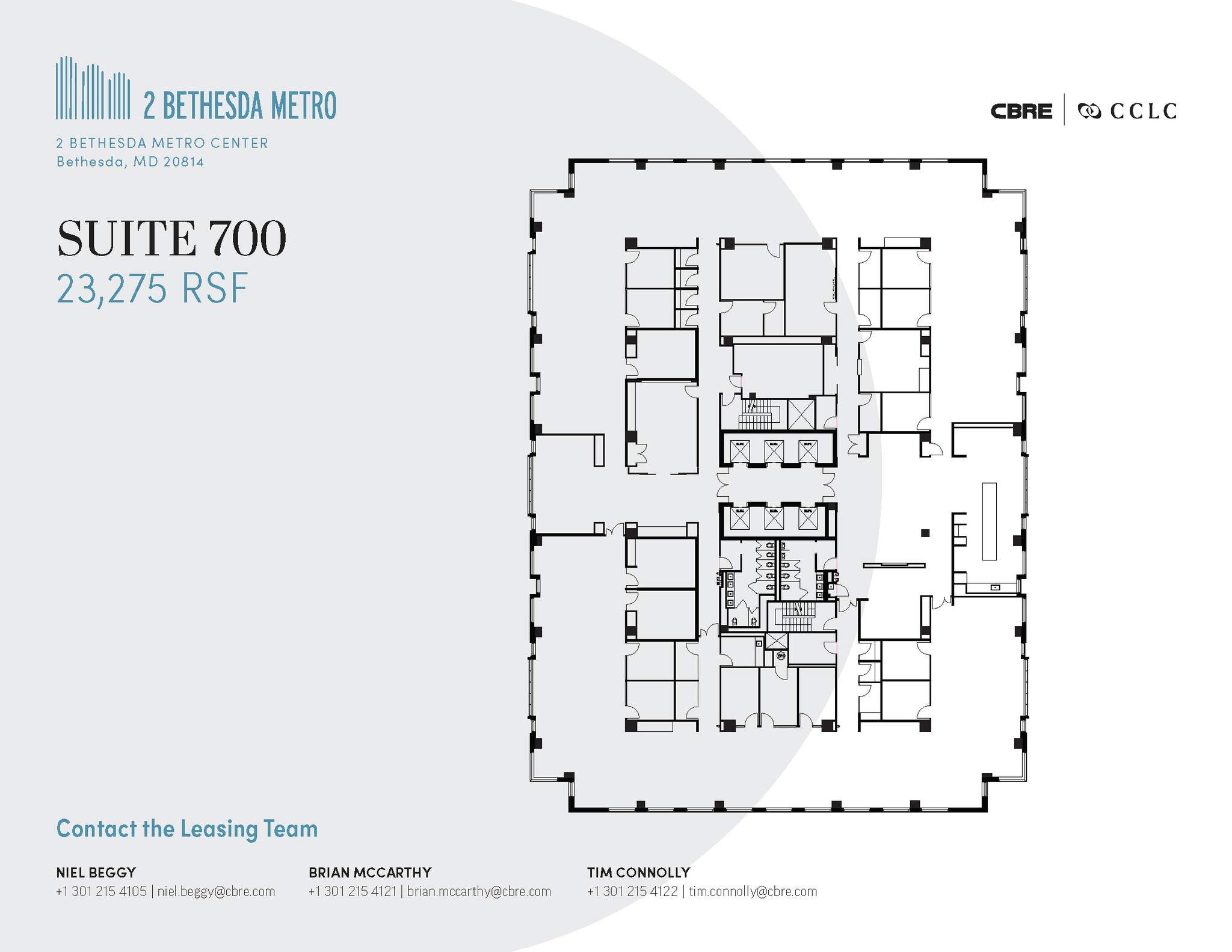 2 Bethesda Metro Ctr, Bethesda, MD for lease Floor Plan- Image 1 of 6