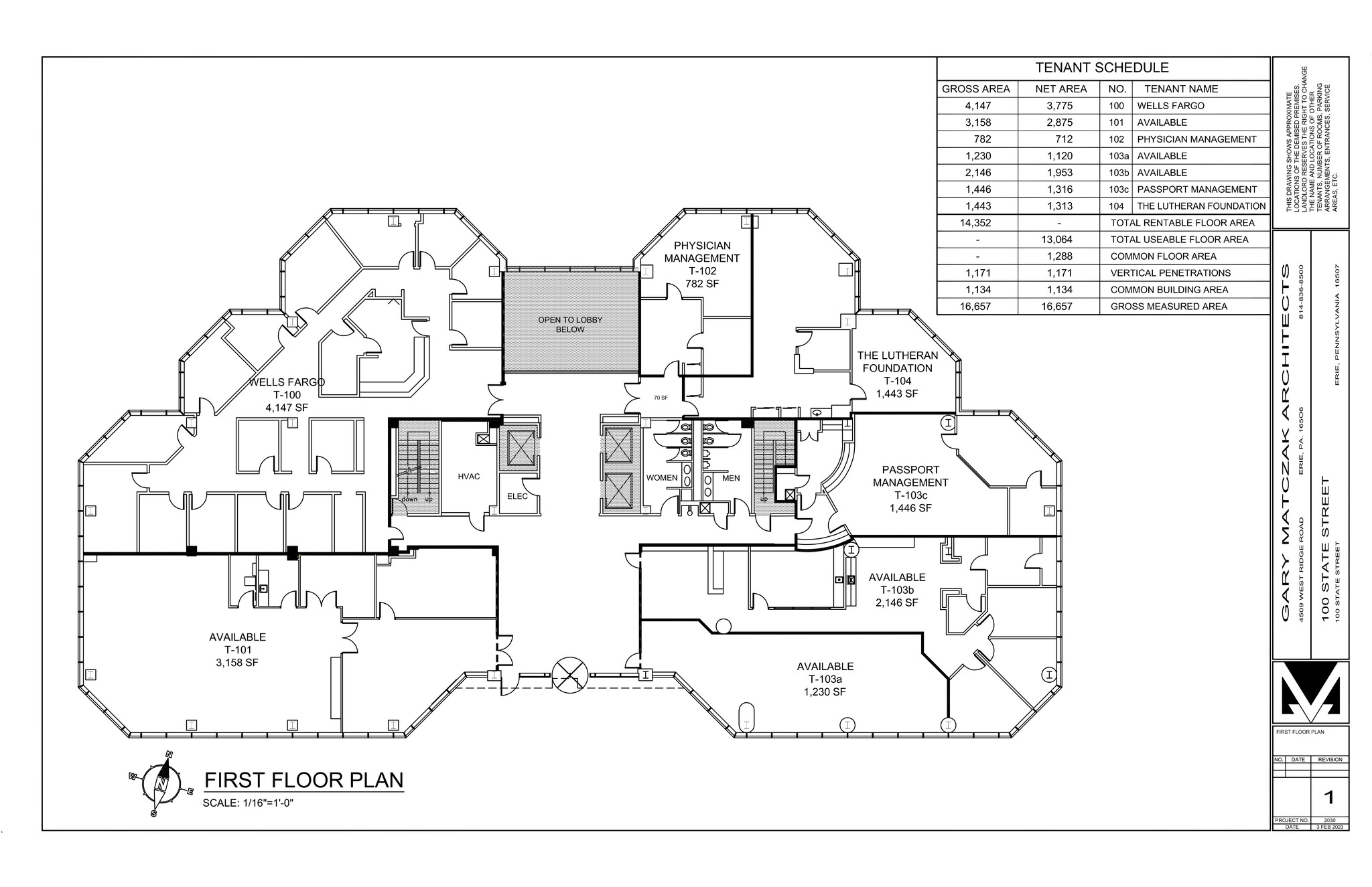 100 State St, Erie, PA for lease Site Plan- Image 1 of 1