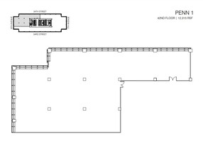 PENN 1, New York, NY for lease Floor Plan- Image 2 of 2