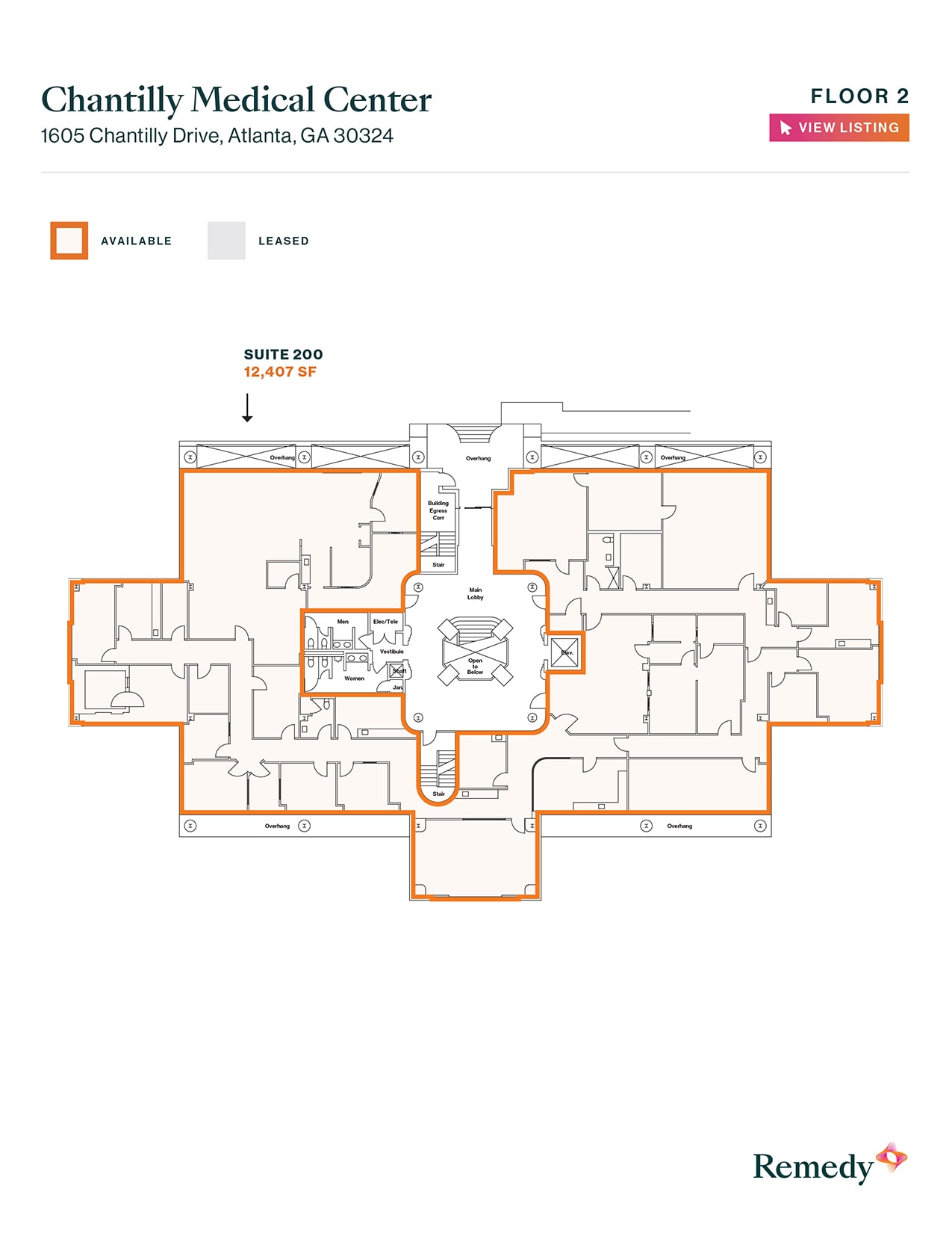 1605 Chantilly Dr NE, Atlanta, GA for lease Floor Plan- Image 1 of 1
