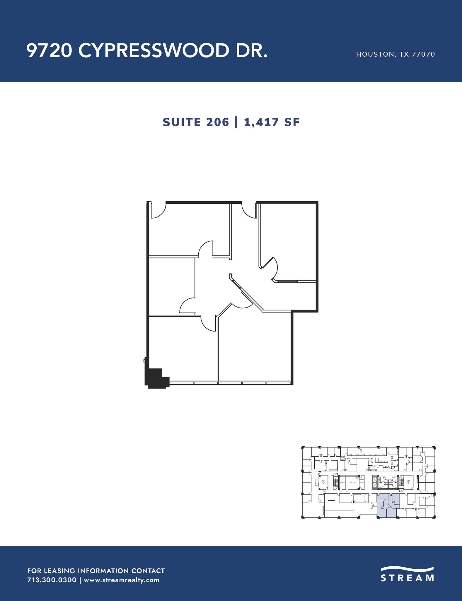 9720 Cypresswood Dr, Houston, TX for lease Floor Plan- Image 1 of 1