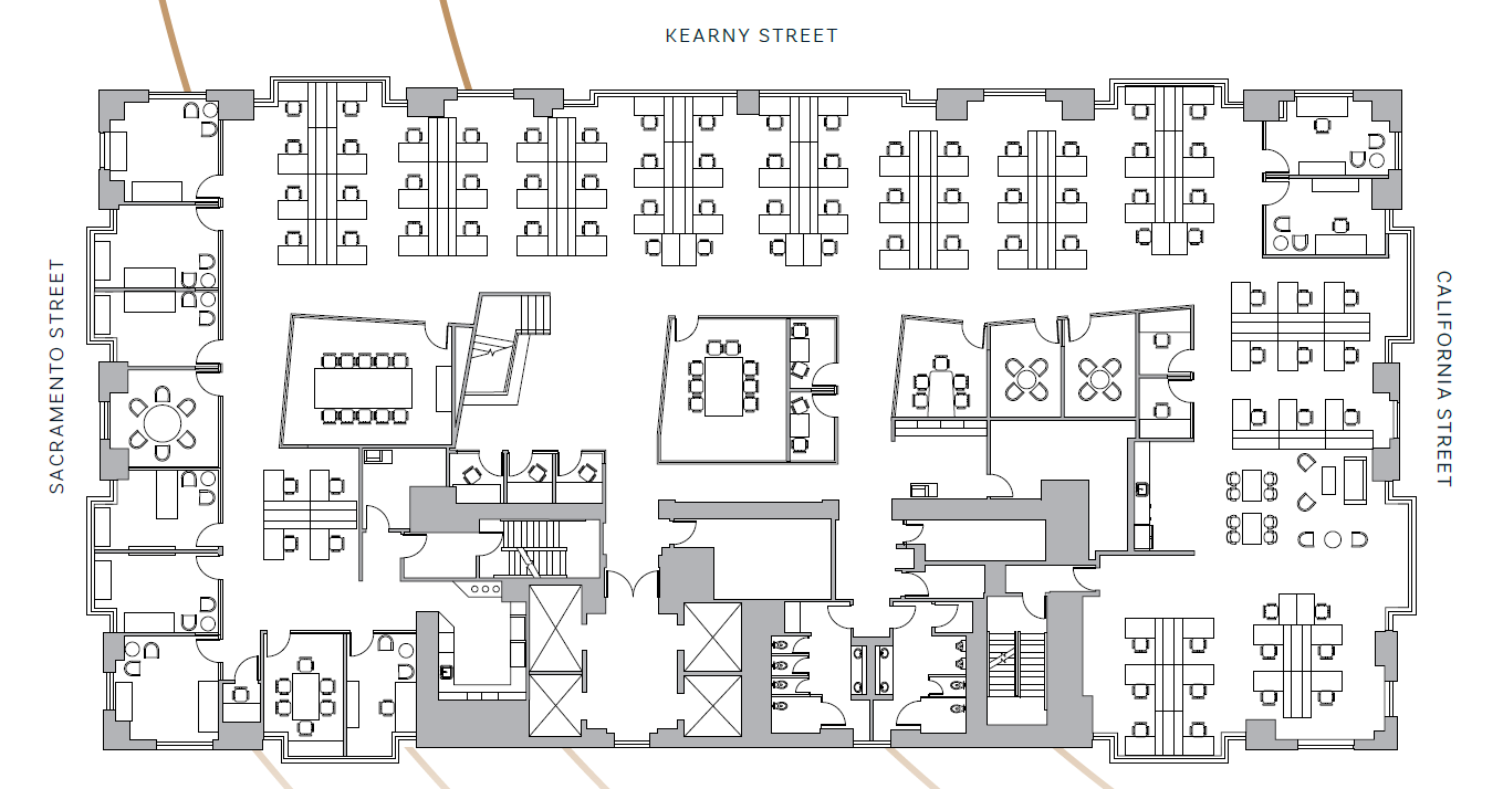 600 California St, San Francisco, CA for lease Floor Plan- Image 1 of 8