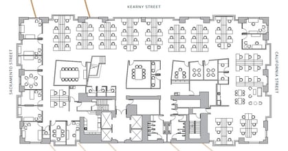 600 California St, San Francisco, CA for lease Floor Plan- Image 1 of 8