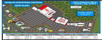 More details for 2101-2103 Veterans Blvd, Dublin, GA - Retail for Lease