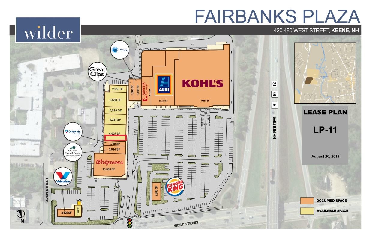 430 West St, Keene, NH for lease Site Plan- Image 1 of 1