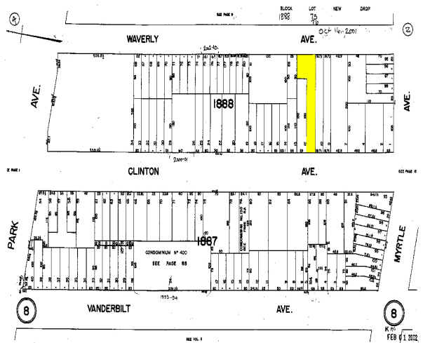 139 Clinton Ave, Brooklyn, NY for sale Plat Map- Image 1 of 1