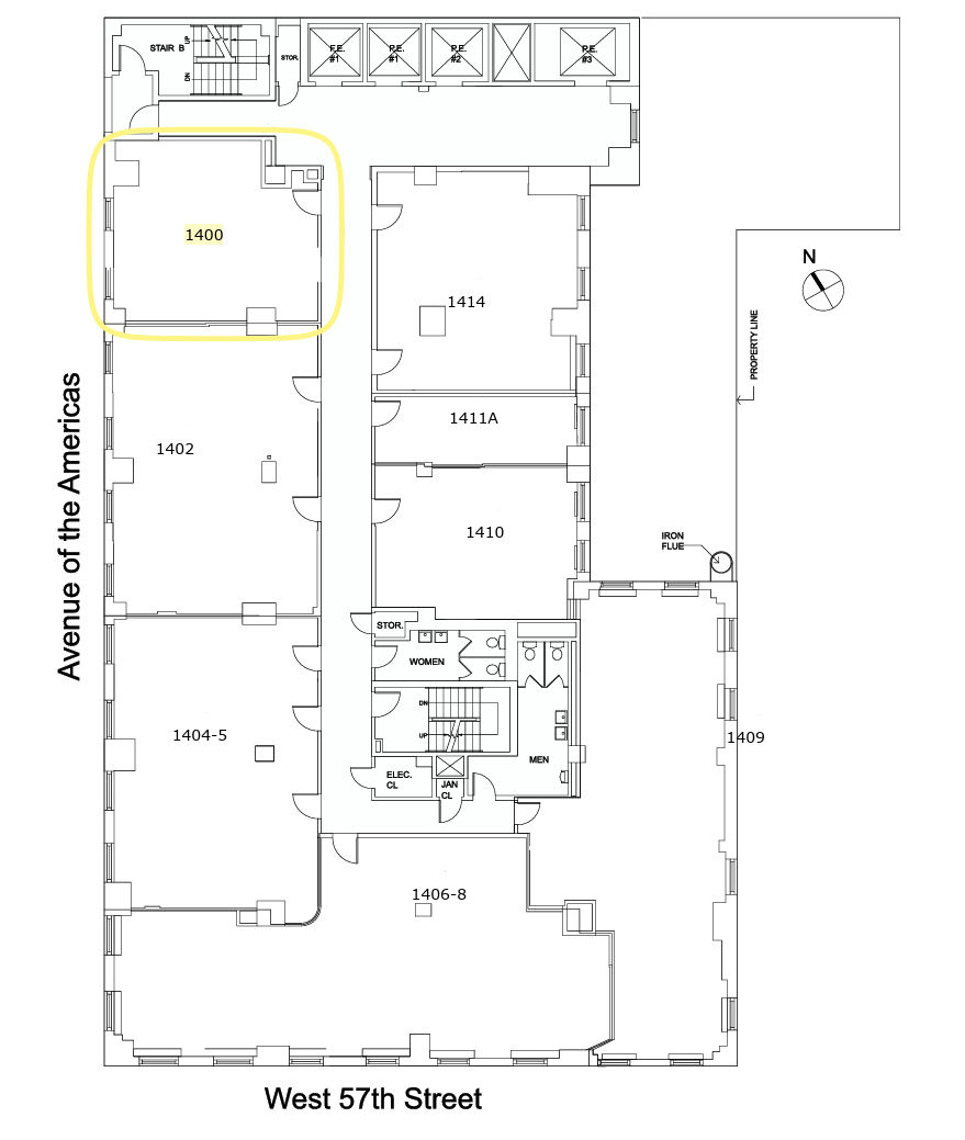 57 W 57th St, New York, NY for lease Floor Plan- Image 1 of 1