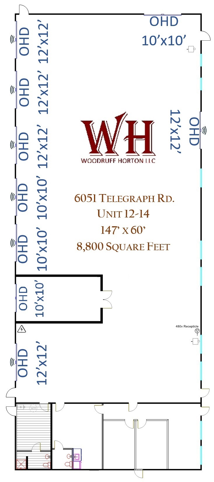 6051 Telegraph Rd, Toledo, OH for lease Floor Plan- Image 1 of 15