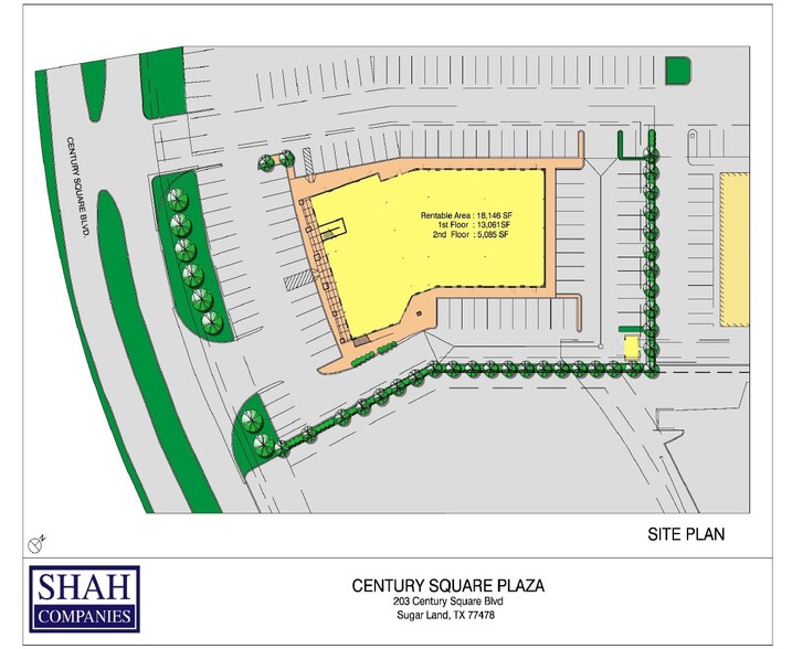 203 Century Square Blvd, Sugar Land, TX for lease - Site Plan - Image 3 of 3