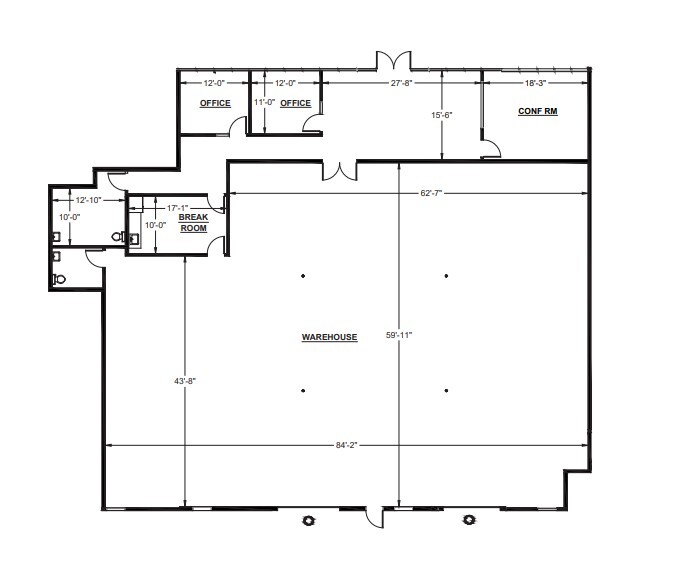 1767 Tribute Rd, Sacramento, CA for lease Floor Plan- Image 1 of 1