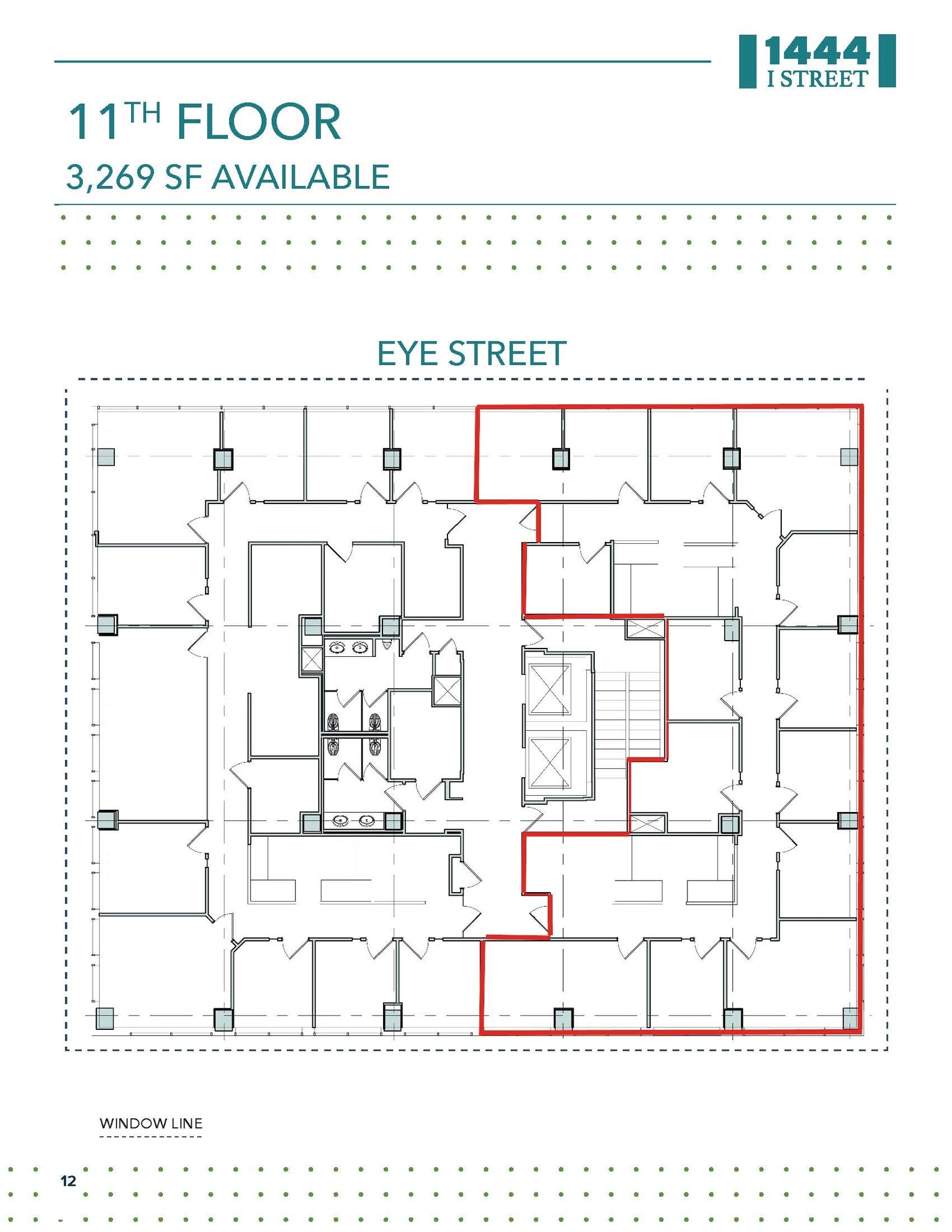 1444 I St NW, Washington, DC for lease Floor Plan- Image 1 of 1